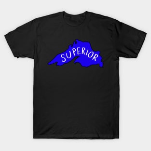 Lake Superior Outline T-Shirt